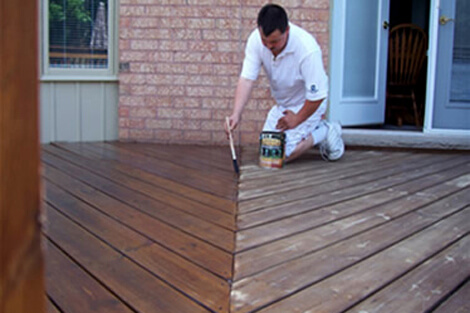 Deck Painting in Oakville